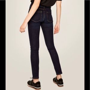 Nightfall Blue Denim High-Rise Skinny Yoga Jeans